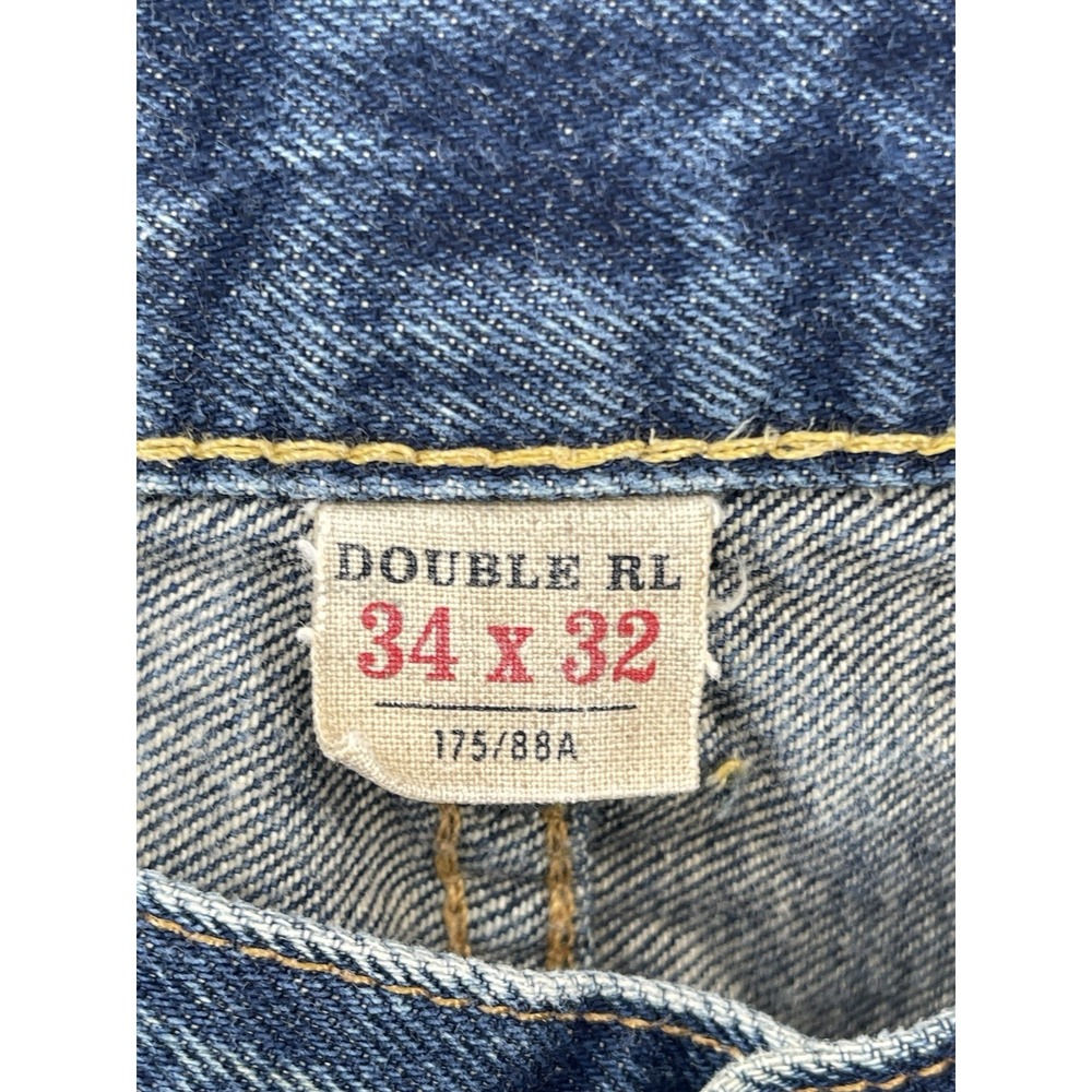RRL Double RL Ralph Lauren Selvedge Jeans 34x32 Slim Fit Made in USA - Picture 4 of 16